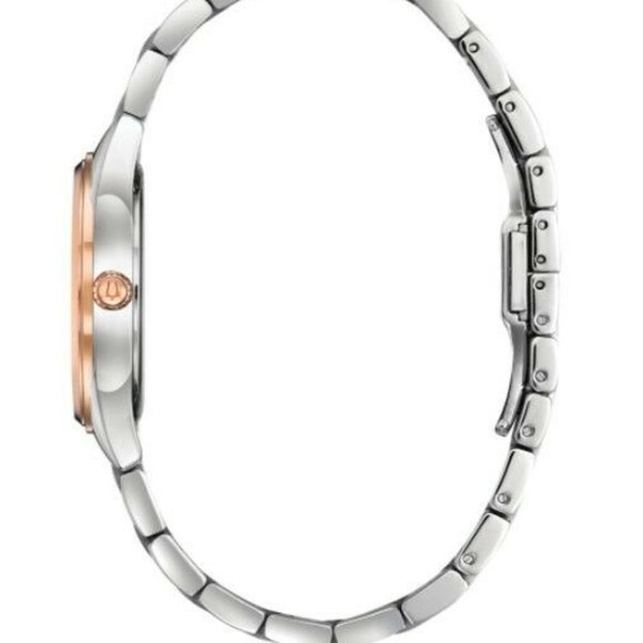 Bulova Rose Gold 32mm Diamond Accent Watch w/ box